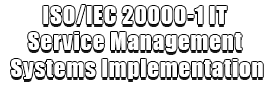 ISOIEC 20000-1 IT Service Management Systems Implementation Logo